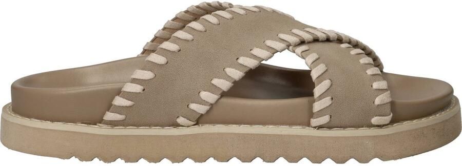 POSH by Poelman Slippers Dames Beige
