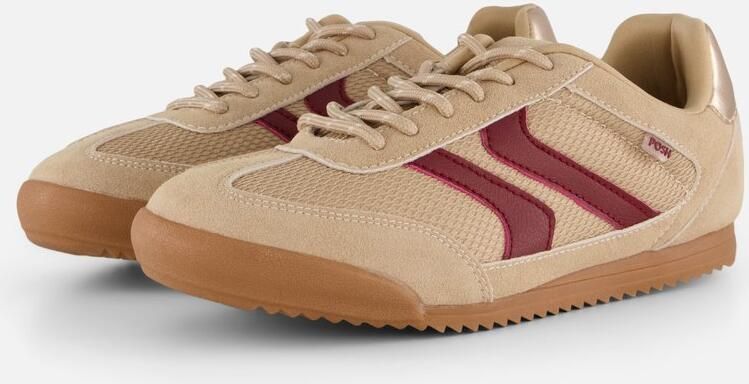 POSH by Poelman Sneakers beige Pu Dames