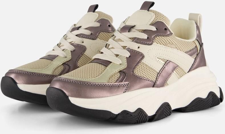 POSH by Poelman Sneakers beige Synthetisch Dames