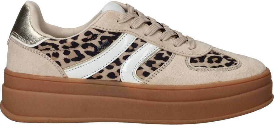 POSH by Poelman Sneakers Dames Beige