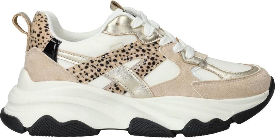 POSH by Poelman Sneakers Dames Beige
