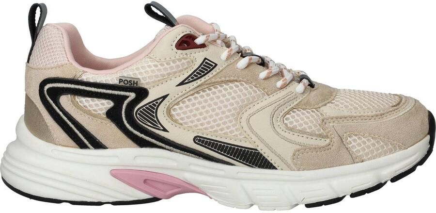POSH by Poelman Sneakers Dames Beige