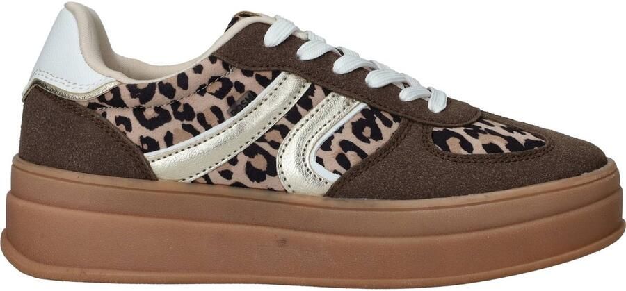 POSH by Poelman Sneakers Dames Bruin
