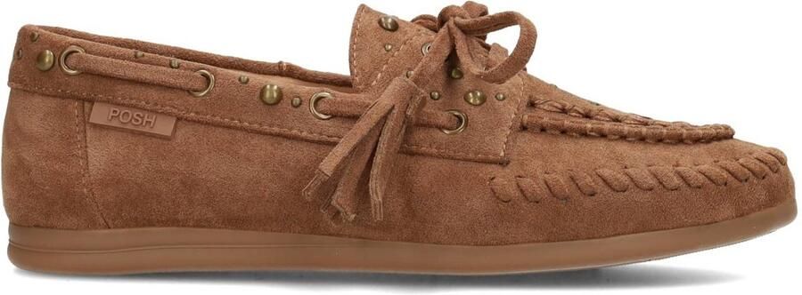 POSH by Poelman Taylor Dames Loafers Cognac
