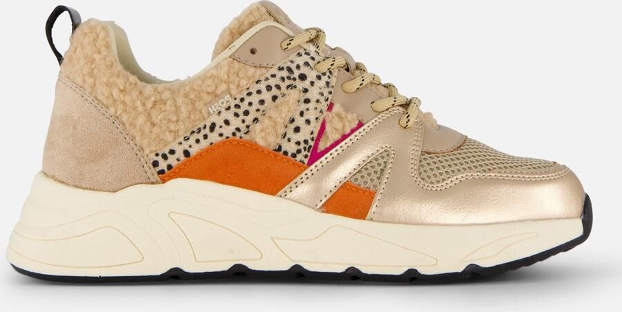 POSH by Poelman Teddy Sneakers roze Dames