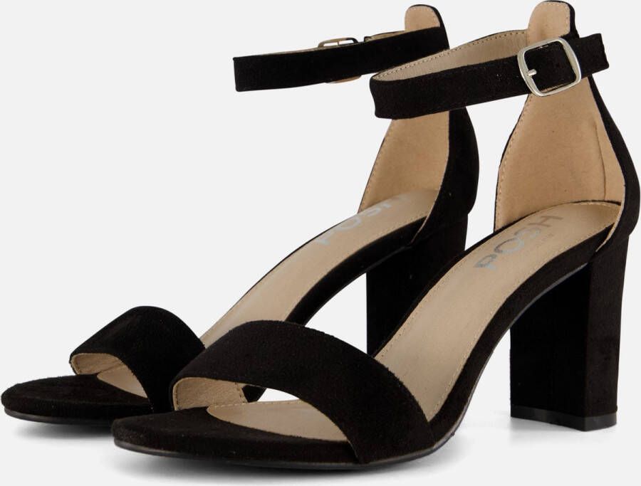 POSH by Poelman sh Sandalen zwart Textiel Dames