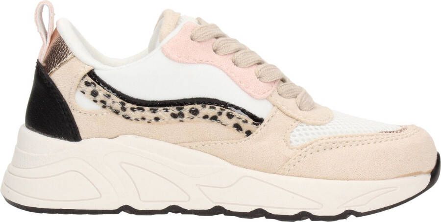 POSH by PS Poelman POSH By Poelman Sneaker Meisjes Wit Beige Roze