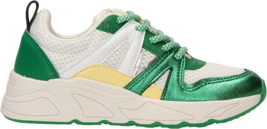 POSH by Poelman Sneaker Meisjes Wit groen