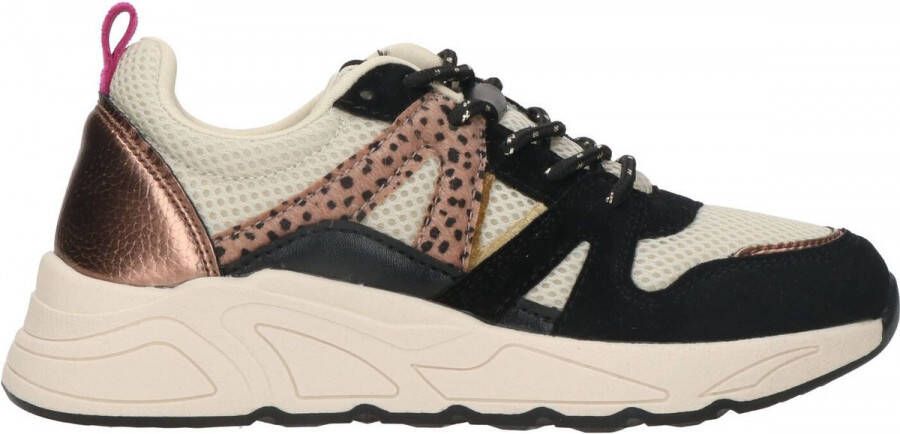 POSH by Poelman Sneaker Meisjes Zwart beige