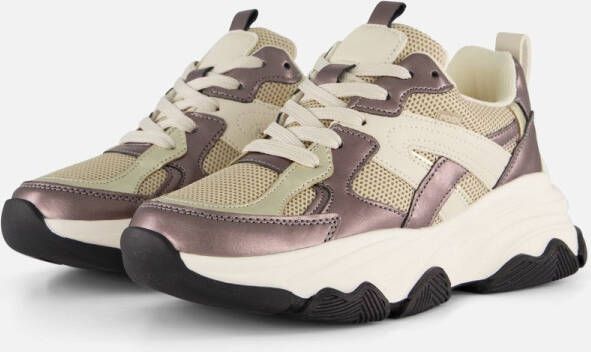 POSH by Poelman Sneakers beige Synthetisch Dames