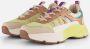 POSH by Poelman Sneakers beige Textiel Dames - Thumbnail 1