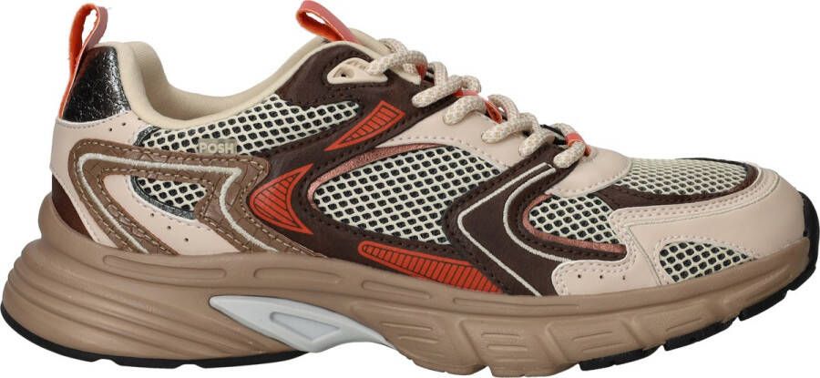 POSH by Poelman Sneakers Dames Beige