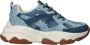 POSH by Poelman Sneakers Dames Blauw - Thumbnail 1