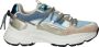 POSH by Poelman Sneakers Dames Blauw - Thumbnail 3