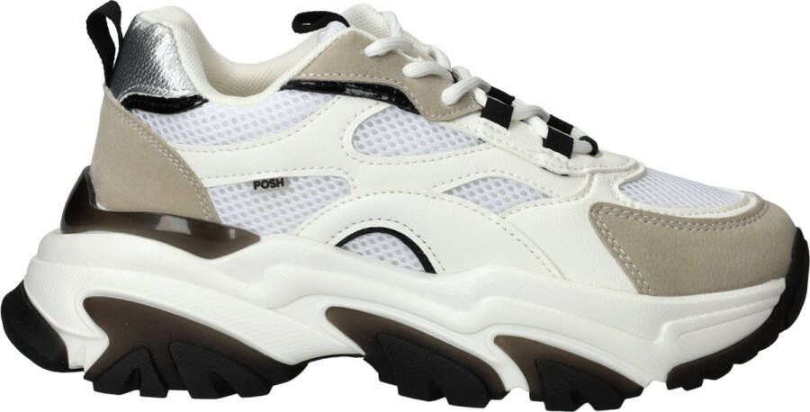 POSH by Poelman Sneakers Dames Wit