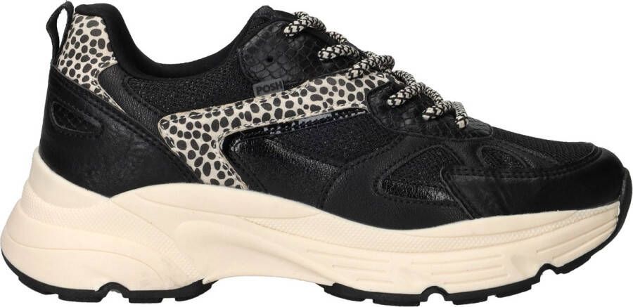 POSH by Poelman Sneakers Dames Zwart