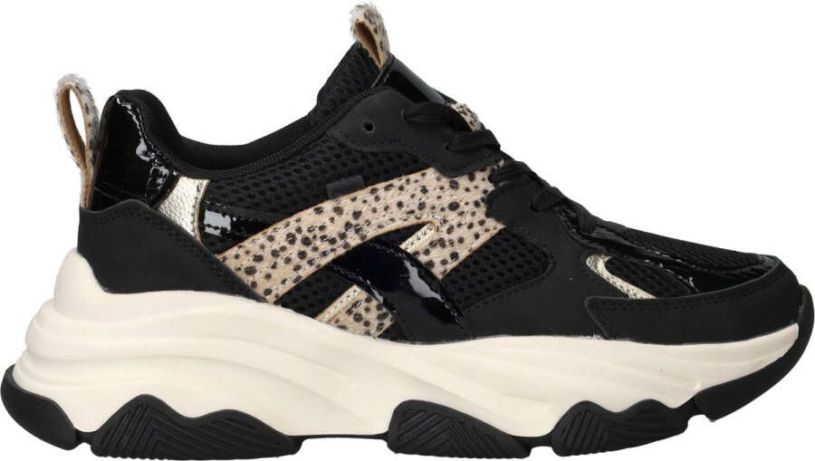 POSH by Poelman Sneakers Dames Zwart