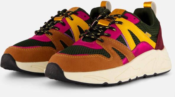 POSH by Poelman Sneakers groen Synthetisch Dames