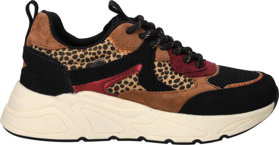 POSH by Poelman Sneakers Meisjes Bruin