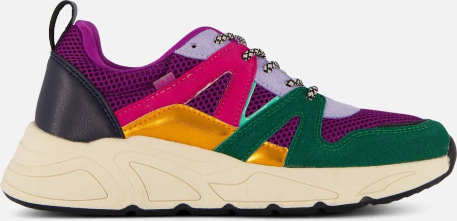 POSH by Poelman Sneakers paars Synthetisch Dames