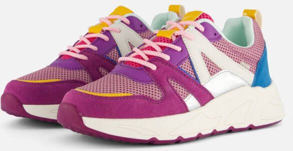 POSH by Poelman Sneakers paars Synthetisch Dames