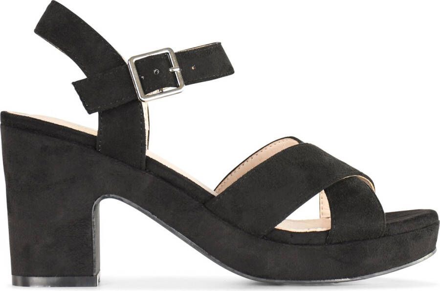 POSH by Poelman SOOF Dames Sandalen met hak Zwart