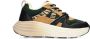 POSH by Poelman WAVY Dames Sneakers Zwart met groene combinatie - Thumbnail 6