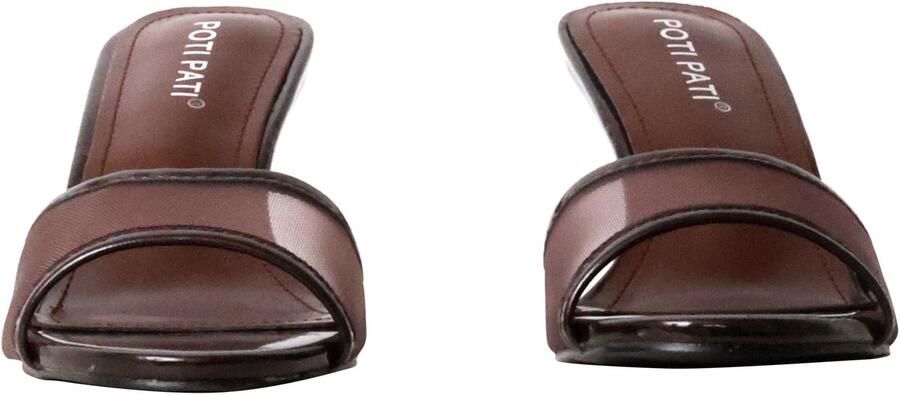 Poti pati Supermodieuze sandalen met hak