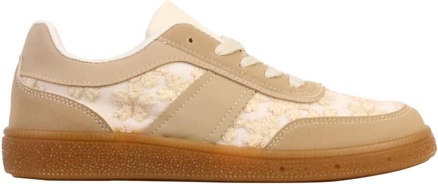 Poti pati Supermodieuze lage sneakers met veters - Foto 4