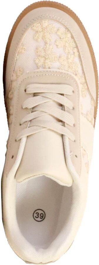 Poti pati Supermodieuze lage sneakers met veters - Foto 2