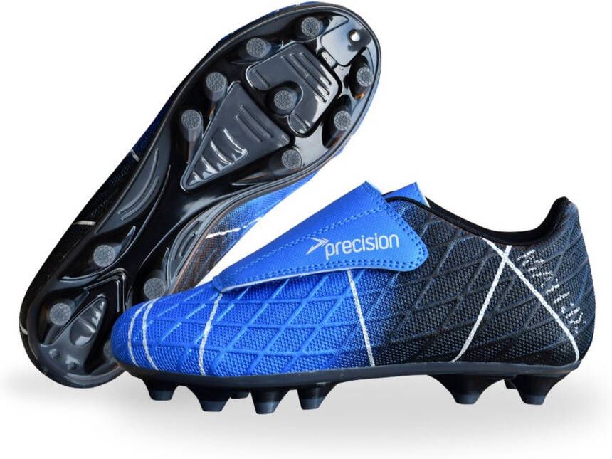 Precision Matrix Junior voetbalschoenen Zwart Blauw FG