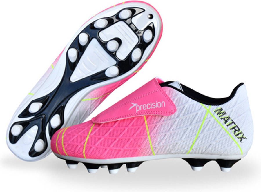 Precision Matrix Junior voetbalschoenen Roze FG