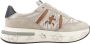 Premiata Elegante en Comfortabele Leren Sneakers Beige Dames - Thumbnail 2