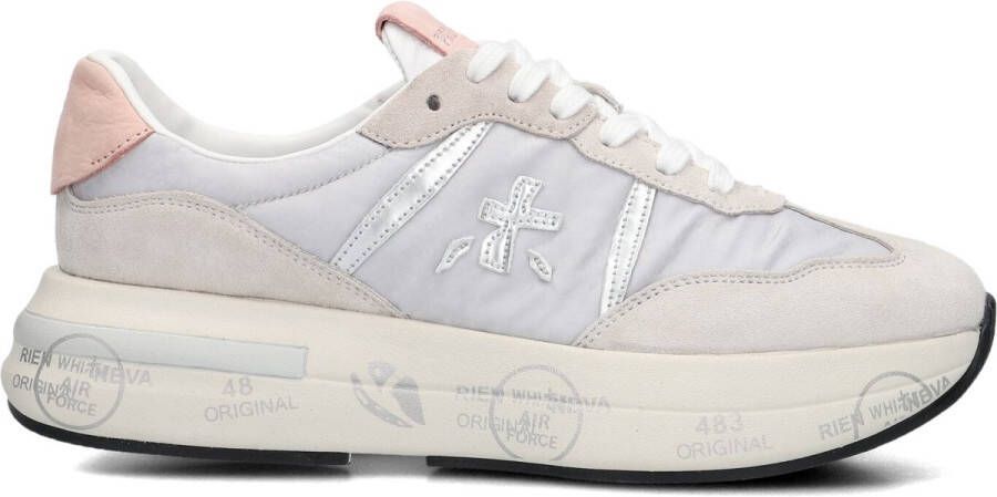 PREMIATA Lage Sneakers Dames Cassie Maat: 39 Kleur: Taupe