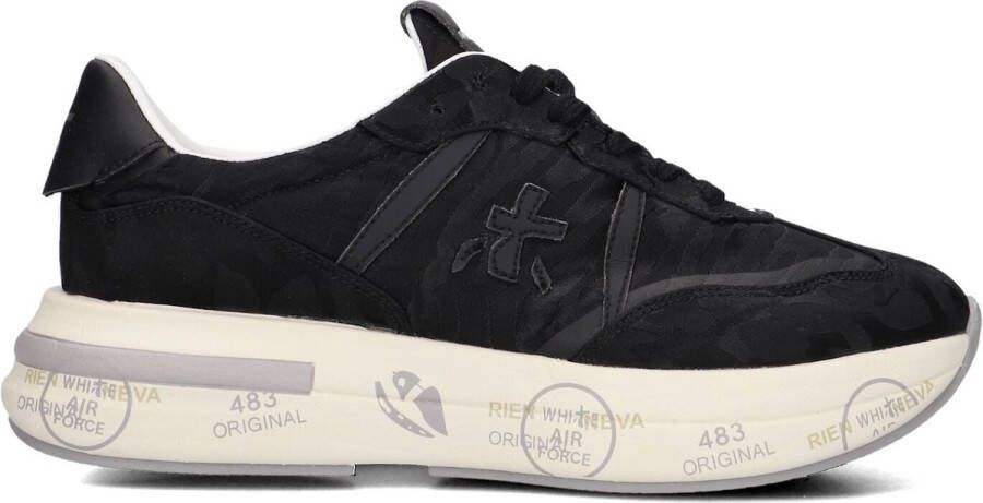 PREMIATA Lage Sneakers Dames Cassie Maat: 36 Materiaal: Textiel Kleur: Zwart