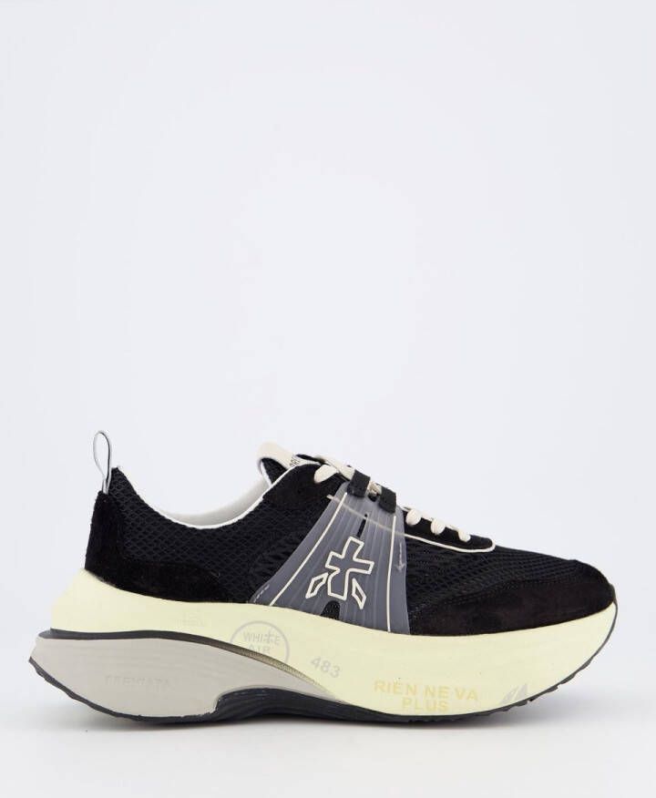 Premiata Dames Hill Sneaker Zwart