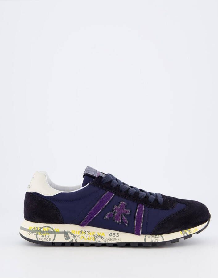 Premiata Dames Lucy Sneaker Blauw Paars