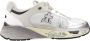 Premiata Dames Mased Sneaker Wit Zilver - Thumbnail 2