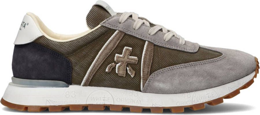 Premiata John Low Sneakers Suède Heren Groen