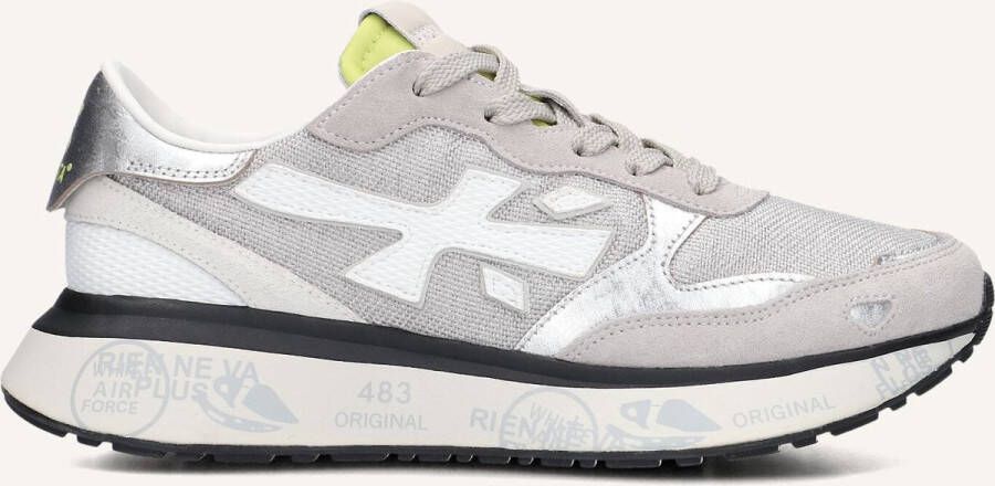 PREMIATA Lage Sneakers Dames Lauryn Maat: 39 Materiaal: Suède Kleur: Grijs