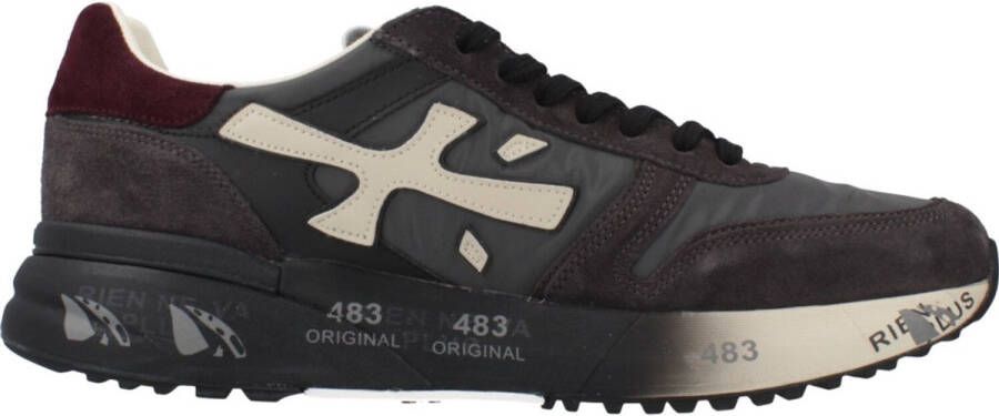 Premiata Bruine leren Mick casual sneakers