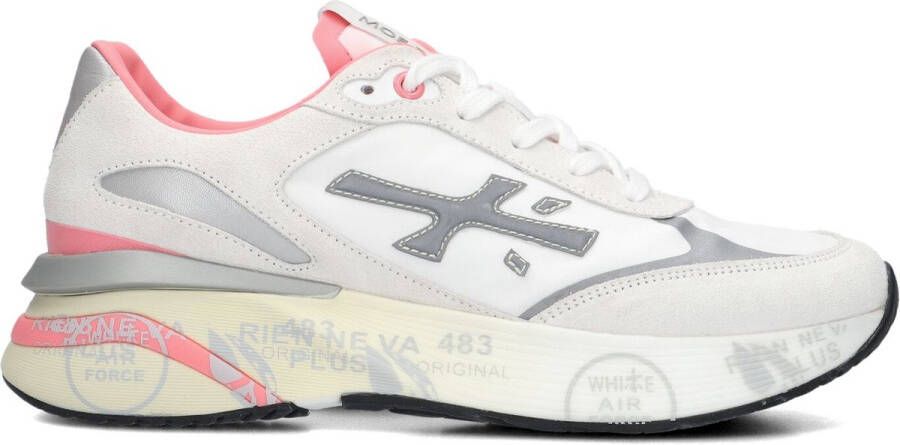 PREMIATA Lage Sneakers Dames Moerun-d Maat: 39 Materiaal: Textiel Kleur: Wit