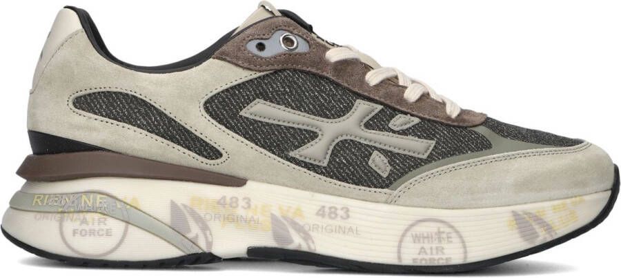 PREMIATA Lage Sneakers Heren Moerun Maat: 43 Materiaal: Textiel Kleur: Grijs