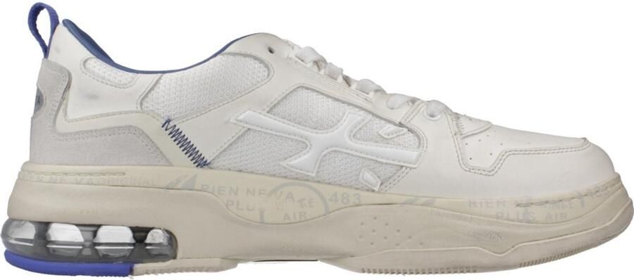 Premiata Unieke witte sneakers met kleurrijke details