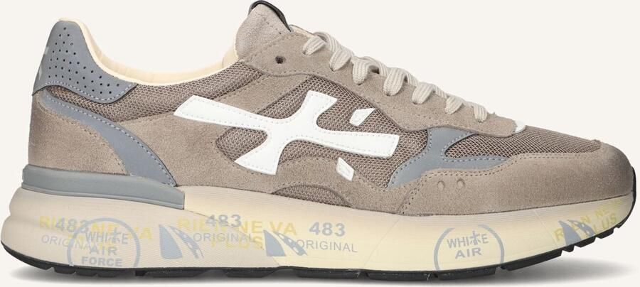 PREMIATA Lage Sneakers Heren Mick Maat: 39 Materiaal: Suède Kleur: Beige - Foto 2