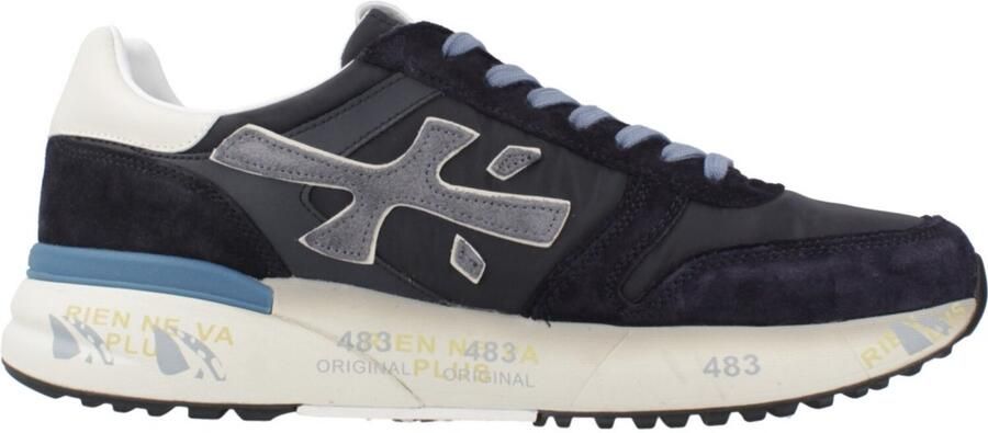 Premiata Blauwe Sneakers voor Stijlvolle Casual Kleding