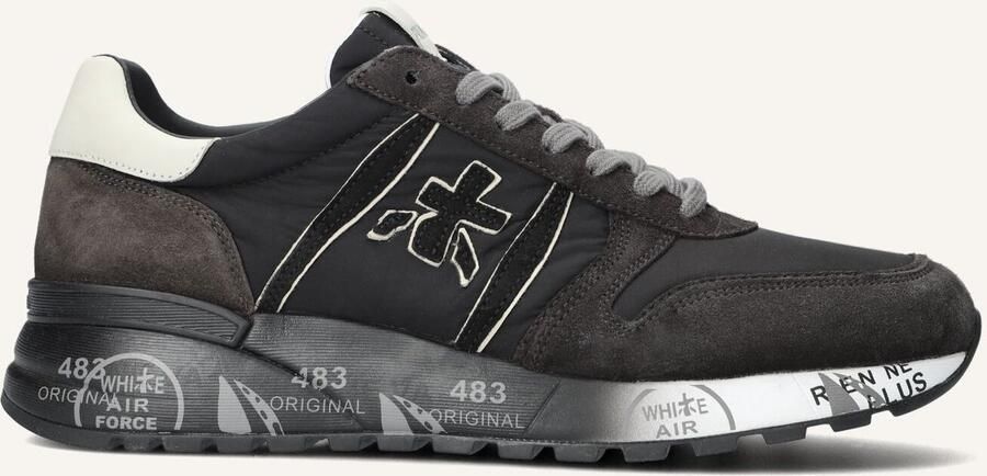 PREMIATA Lage Sneakers Heren Lander Maat: 39 Materiaal: Suède Kleur: Grijs - Foto 3