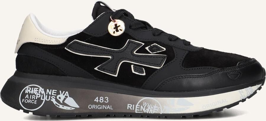 PREMIATA Lage Sneakers Dames Lauryn Maat: 39 Materiaal: Leer Kleur: Zwart