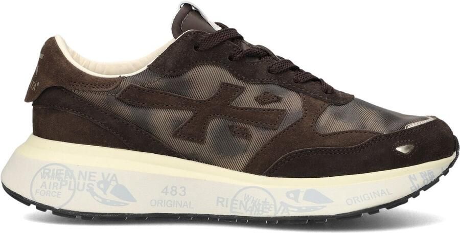 Premiata Lauryn Sneakers Suède Dames Bruin