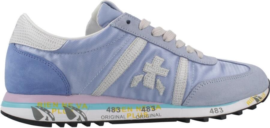 PREMIATA Lage Sneakers Dames Lucyd Maat: 38 Materiaal: Textiel Kleur: Blauw
